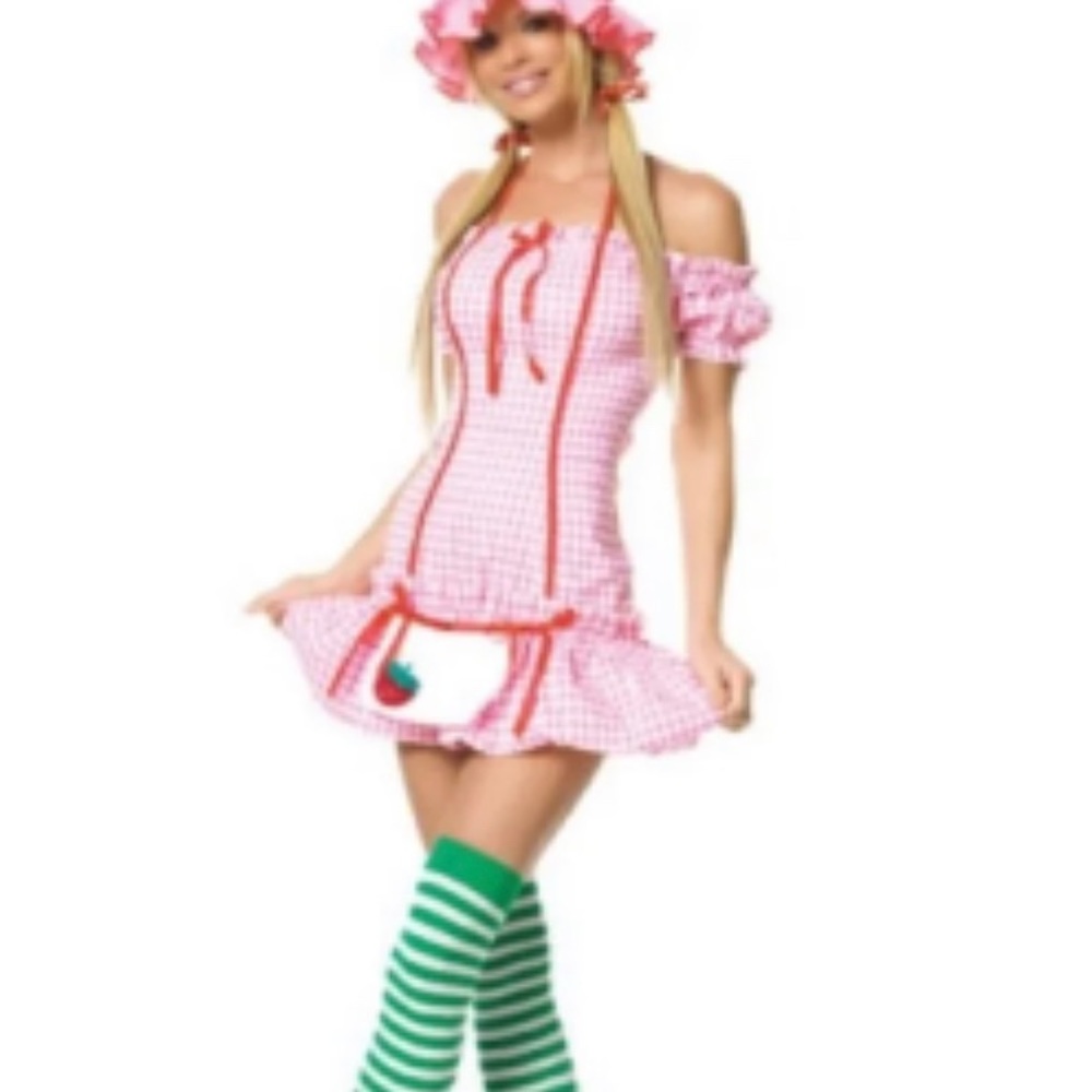 Strawberry shortcake costume. - adult